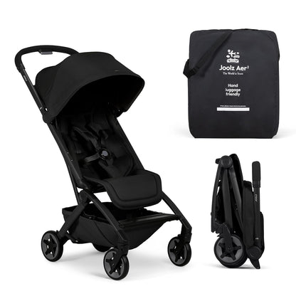 Joolz Aer² Lightweight Compact Travel Stroller – One-Hand Fold Pushchair