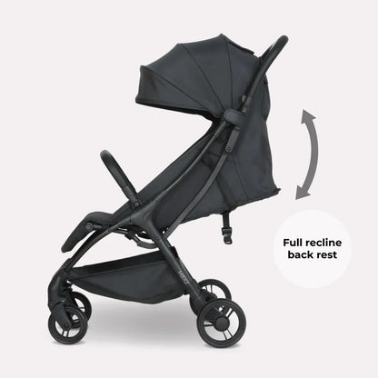 My Babiie MBX2 Lightweight Compact Travel Stroller – Black Pushchair